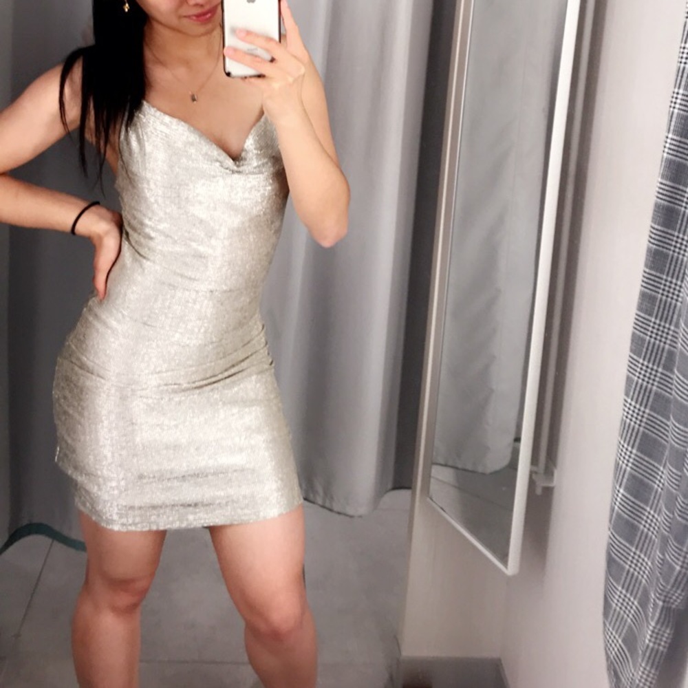 New! Flattering, Glittery, body tight dress